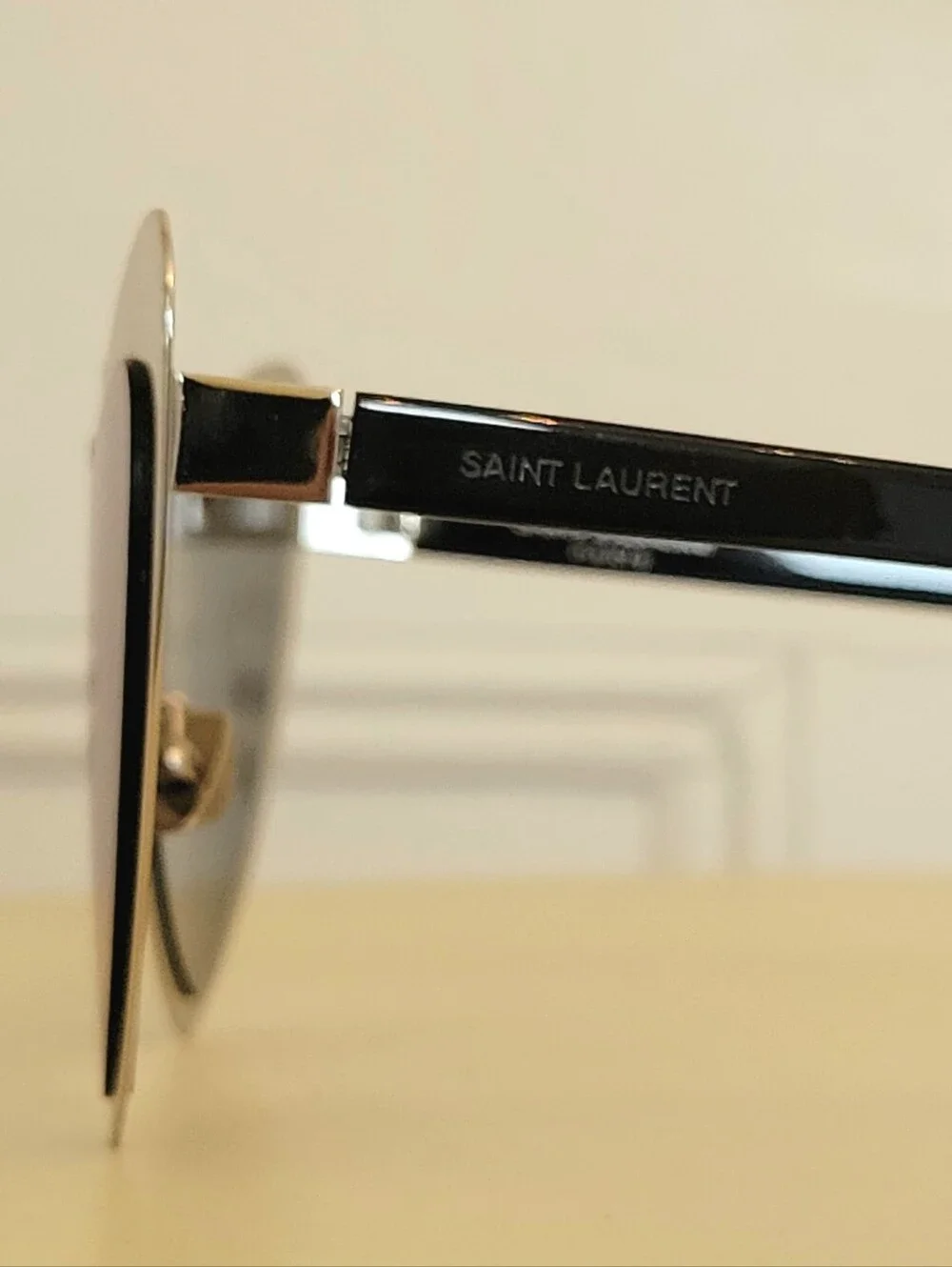 Saint Laurent Loulou Silver Mirror Chrome Women’s Sunglasses - Like New!
